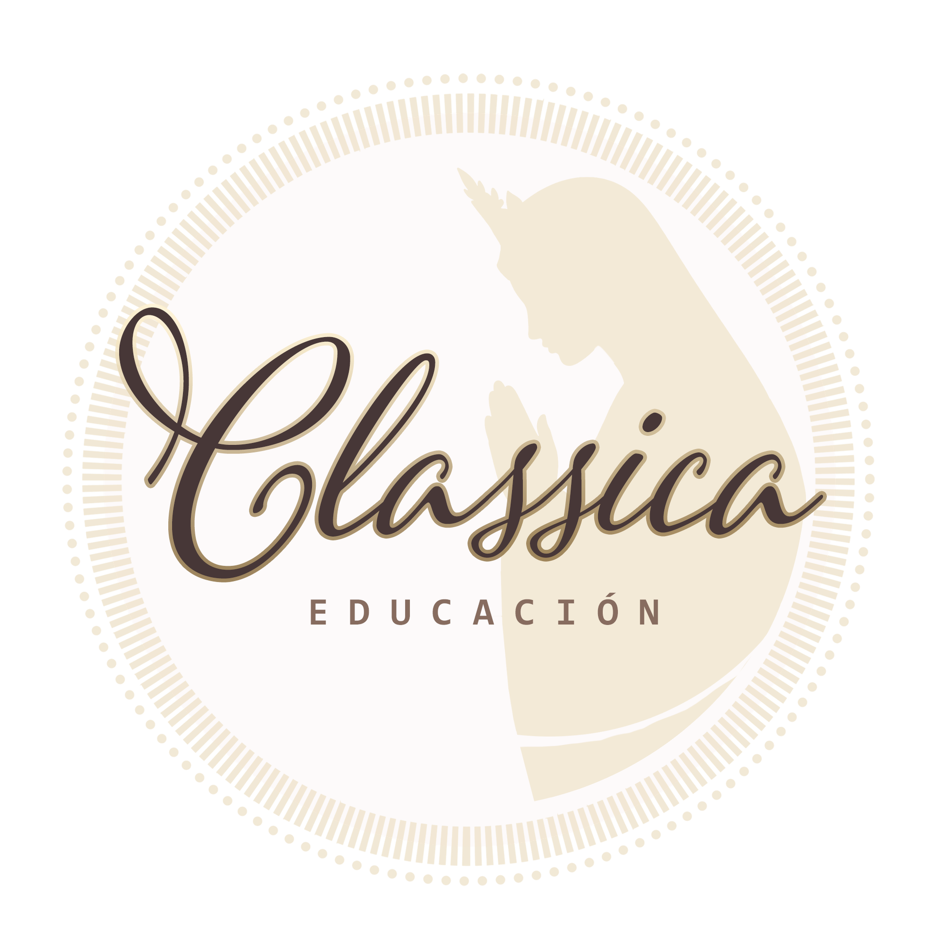 Logo de nuestra academia de idiomas y escritura, basada en la pedagogía de Charlotte Mason, la educación clásica y las artes liberales