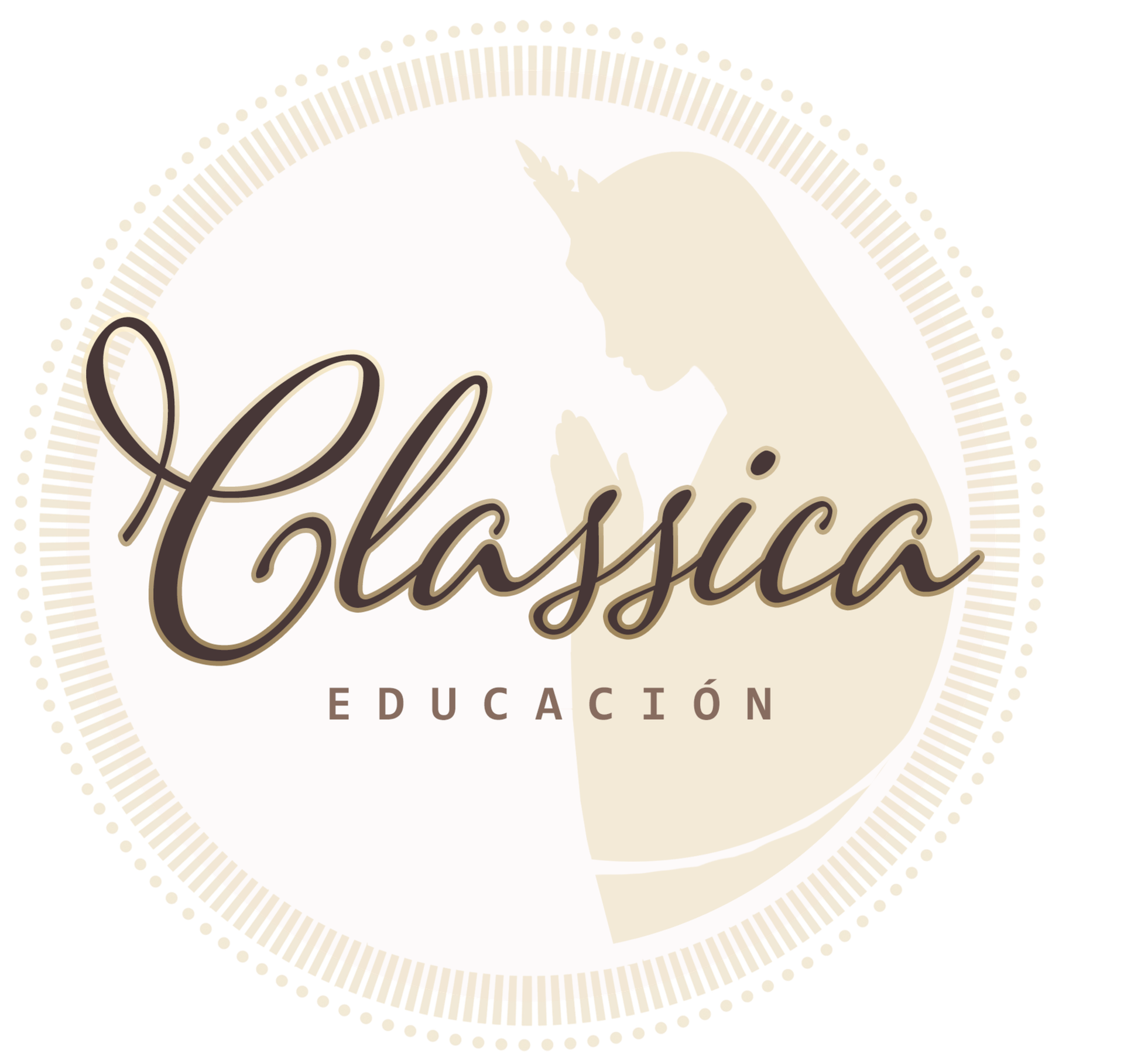 Logo de nuestra academia de idiomas y escritura, basada en la pedagogía de Charlotte Mason, la educación clásica y las artes liberales
