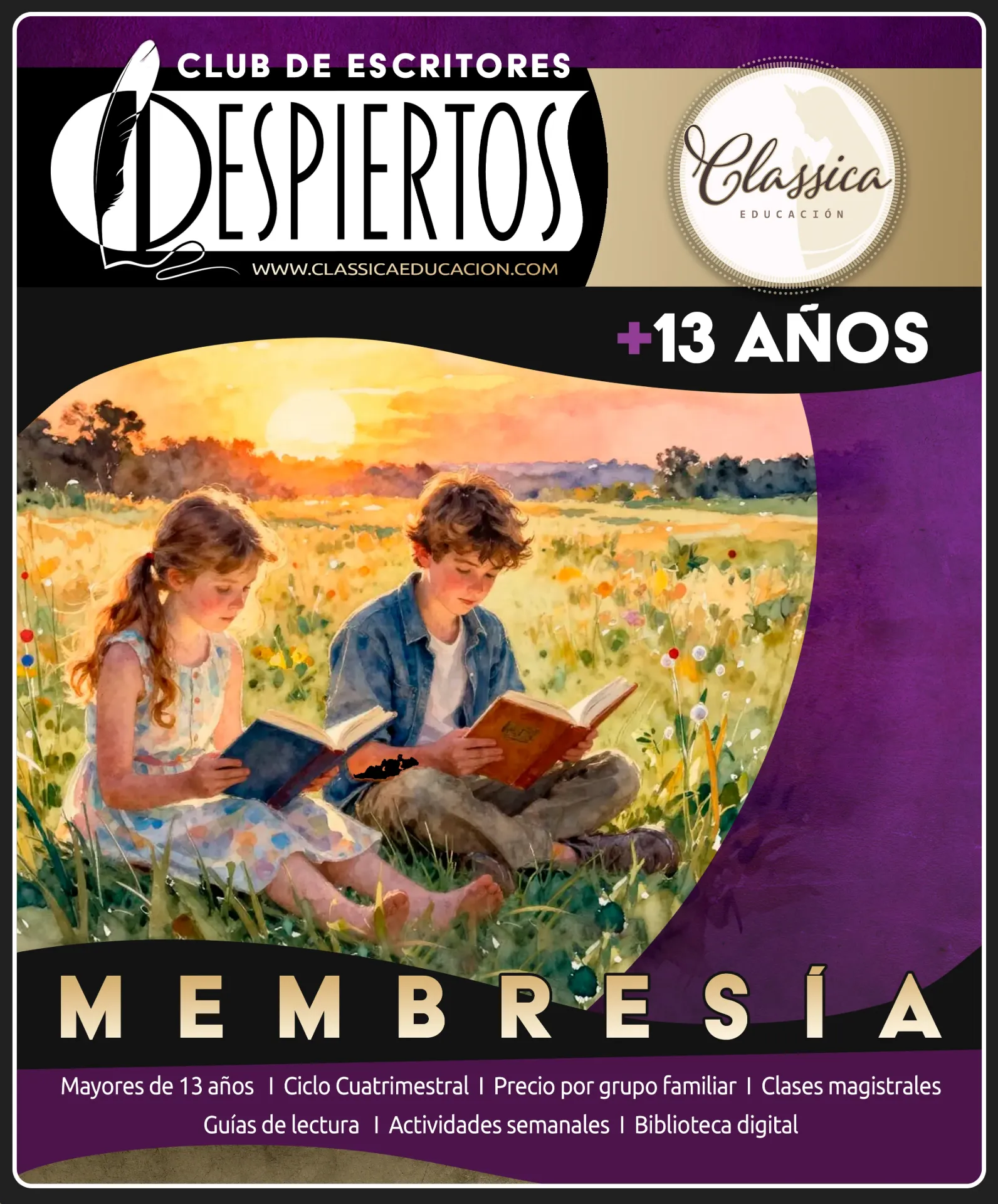 MEMBRESÍA al Club de Escritores Despiertos +13