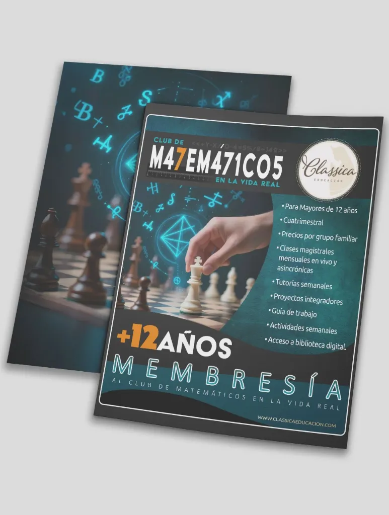Club de matemáticas MEMBRESÍA (Pago Mensual, Marzo)