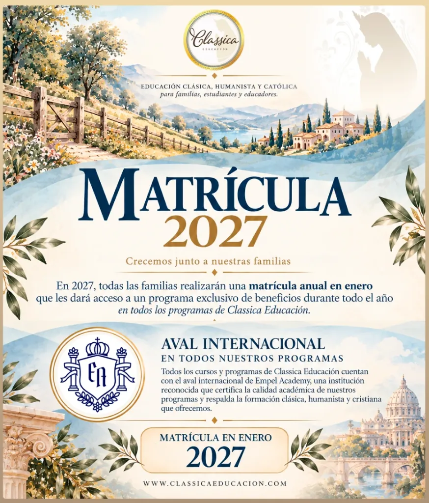MATRÍCULA 2027