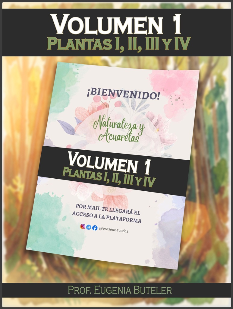 🌿Volumen 1 - Naturaleza y Acuarelas  "Plantas"