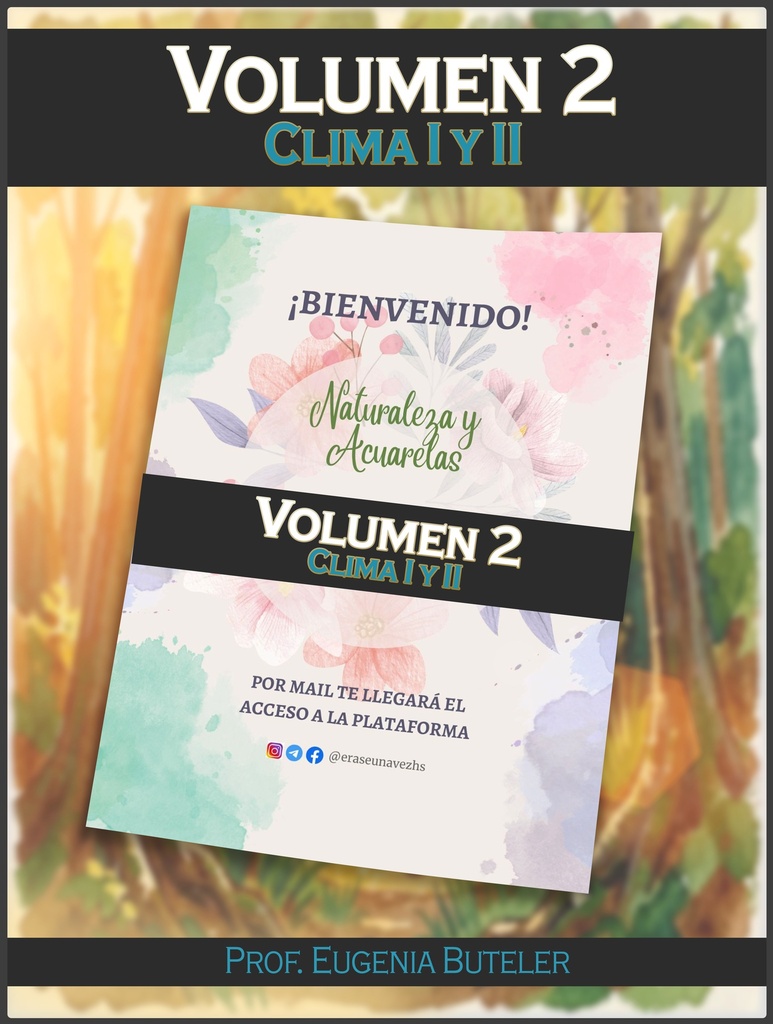 ⛅Volumen 2 - Naturaleza y Acuarelas "Clima y Tiempo"